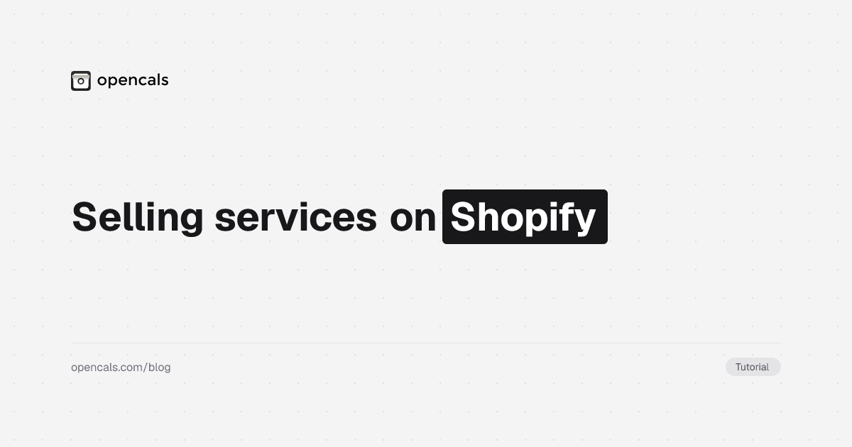 Selling services on Shopify: the complete setup guide